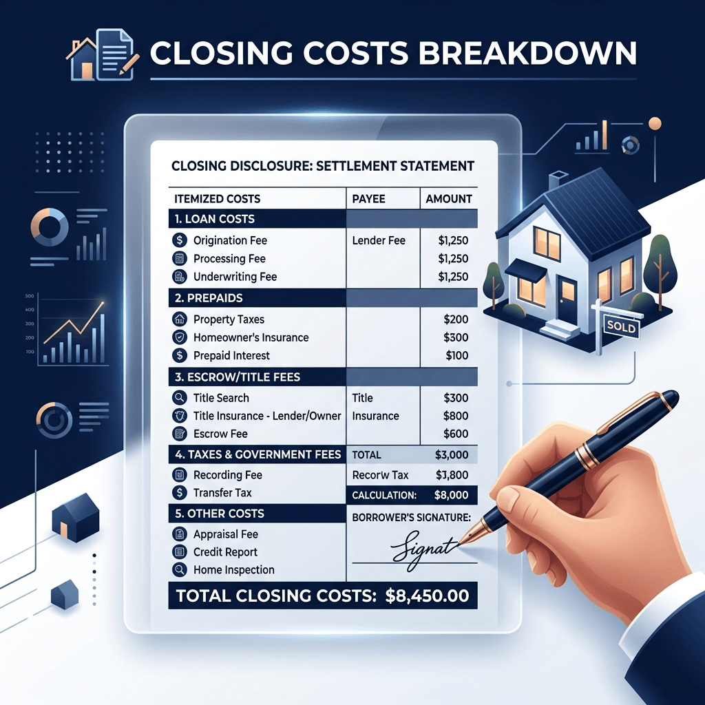 Closing Costs Breakdown: Every Fee Explained and How to Lower What You Pay