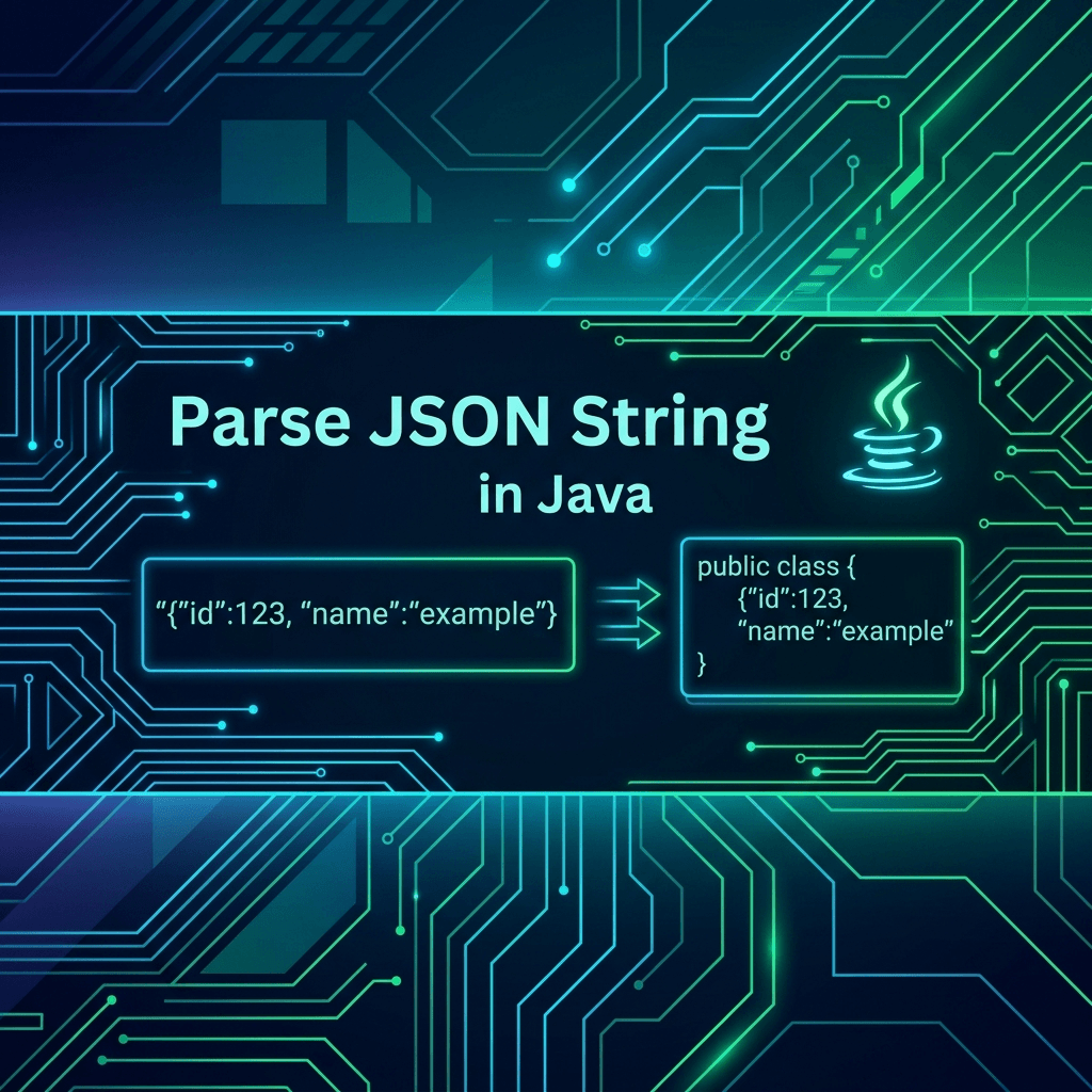 How to Parse a JSON String in Java (Jackson, Gson & org.json)