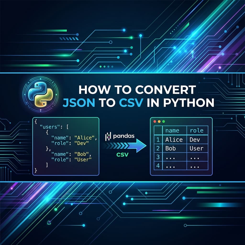 How to Convert JSON to CSV in Python: 3 Easy Methods