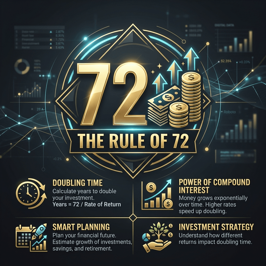 The Rule of 72 Explained: How to Calculate When Your Money Will Double