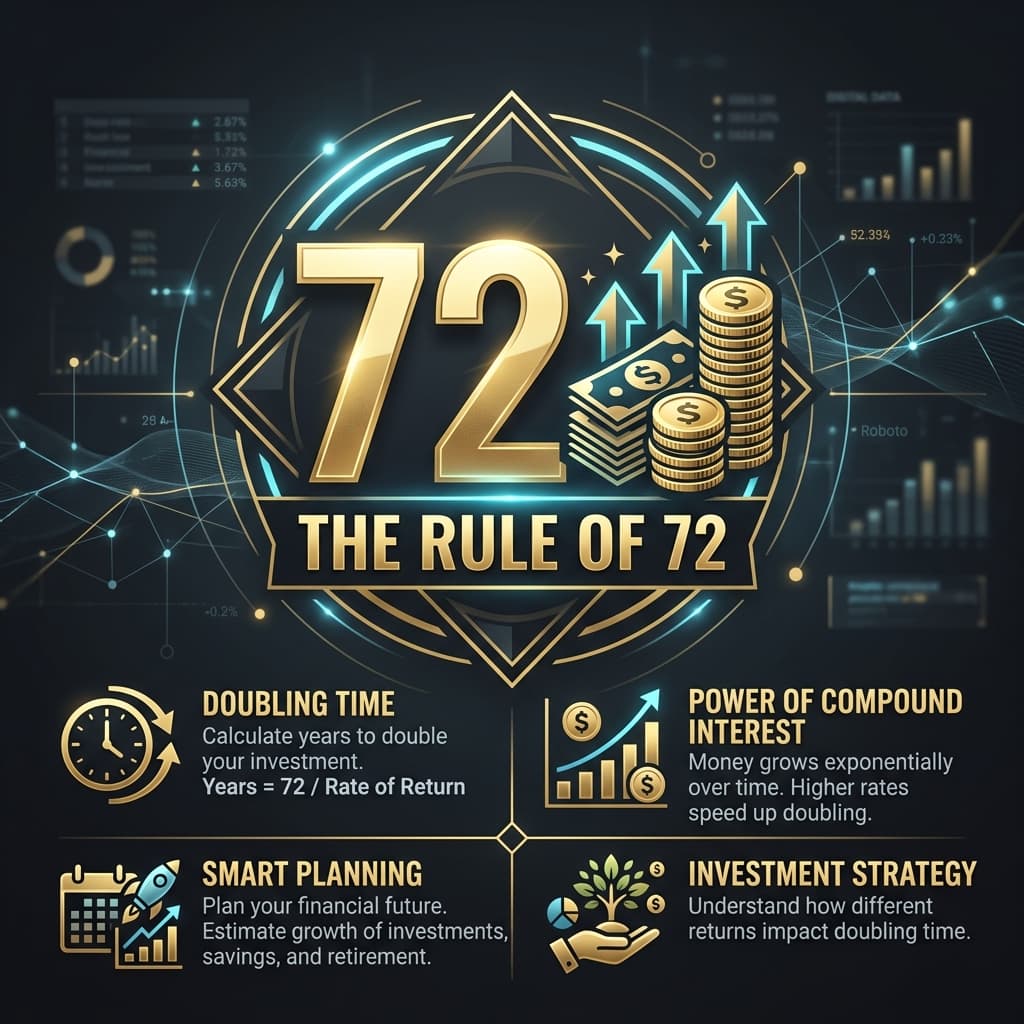 The Rule of 72 Explained: How to Calculate When Your Money Will Double