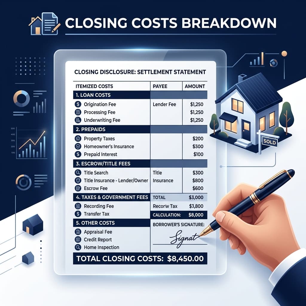 Closing Costs Breakdown: Every Fee Explained and How to Lower What You Pay