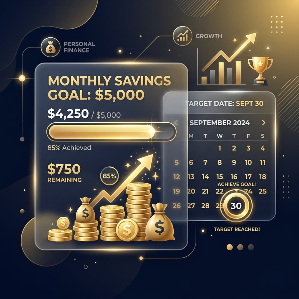 How Much Should You Save Each Month? A Simple Guide to Setting Your Savings Goal