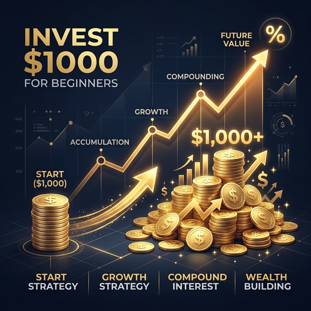 How to Invest $1,000 for Beginners: The Smart First Moves to Make